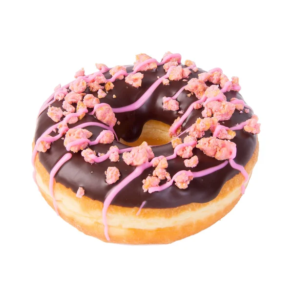 Donut ou donut com conceito em um fundo . — Fotografia de Stock