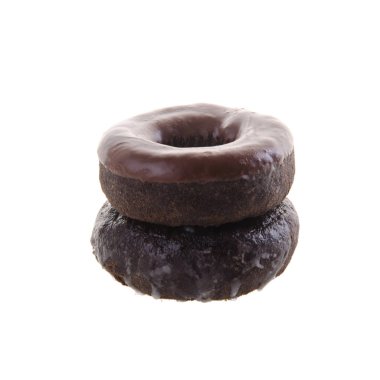 çörek veya bir arka plan üzerinde konsepti ile çörek.