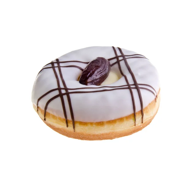 Donut oder Donut mit Konzept auf Hintergrund. — Stockfoto