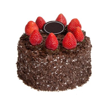 kek veya bir arka plan üzerinde dondurma doğum günü pastası.