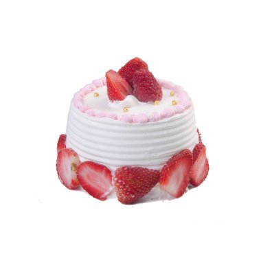 kek veya bir arka plan üzerinde dondurma doğum günü pastası.