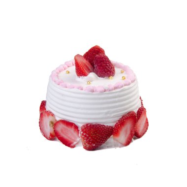 kek veya bir arka plan üzerinde dondurma doğum günü pastası.