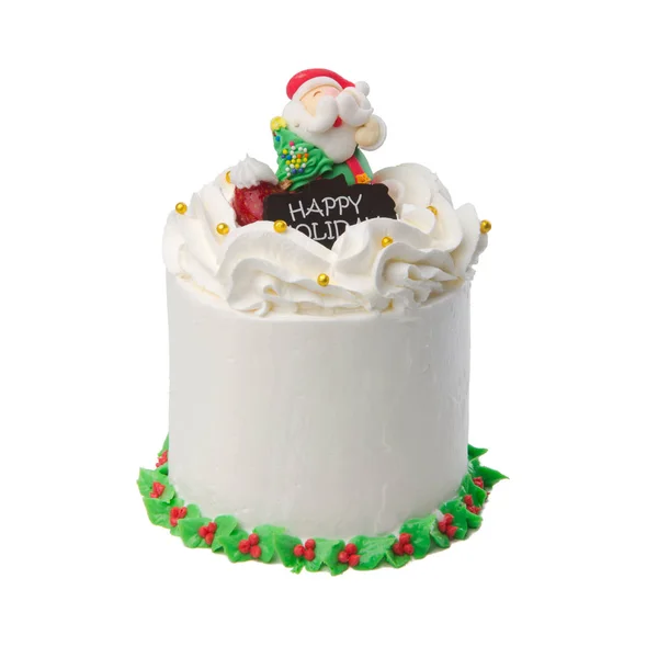 Kuchen oder Weihnachtsgebäck auf Hintergrund. — Stockfoto
