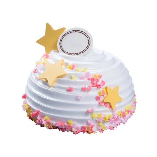 케이크 또는 아이스크림 생일 케이크에 배경. — 스톡 사진