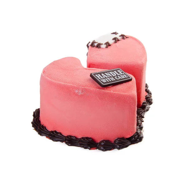 Kue atau kue ulang tahun es krim di latar belakang . — Stok Foto