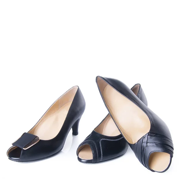 Schuh oder Frauenschuh auf einem Hintergrund. — Stockfoto