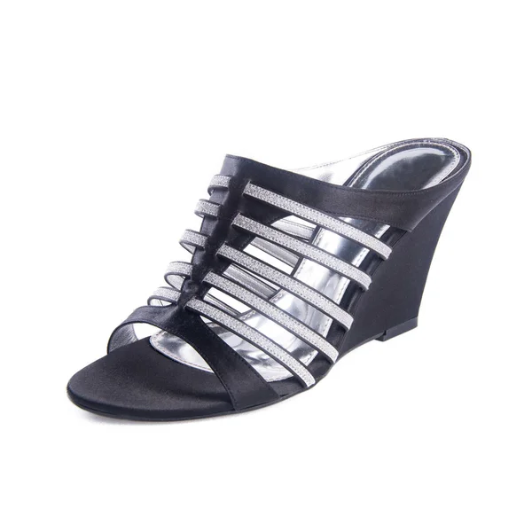 Sapato ou sapato de mulher em um fundo novo . — Fotografia de Stock