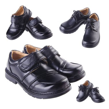 Ayakkabı veya bir arka plan üzerinde çocuk ayakkabı.