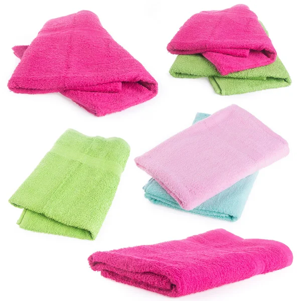 Yeni bir arka planda havlu veya banyo havlusu.