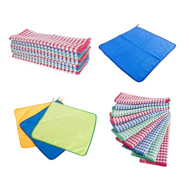 Yeni bir arka planda havlu veya banyo havlusu.