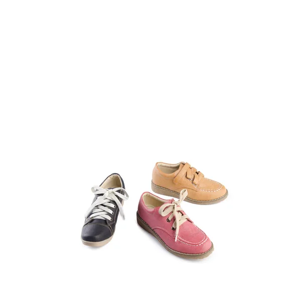 Bota nebo ženská bota na pozadí nový. — Stock fotografie