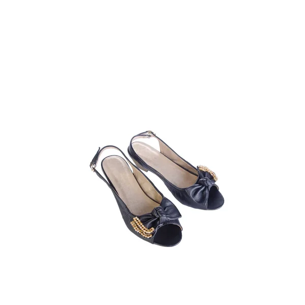 Sapato ou sapato de mulher em um fundo novo . — Fotografia de Stock