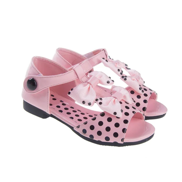 Schoen of meisje schoenen op een achtergrond. — Stockfoto