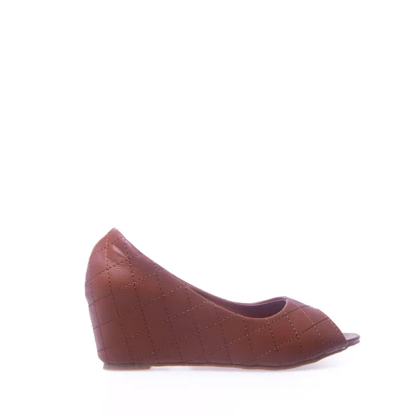 Zapato o zapato de mujer sobre un fondo nuevo . — Foto de Stock