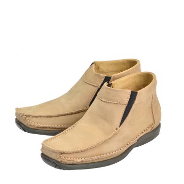 Ayakkabı veya moda kavramı bir arka plan üzerinde erkek ayakkabı.