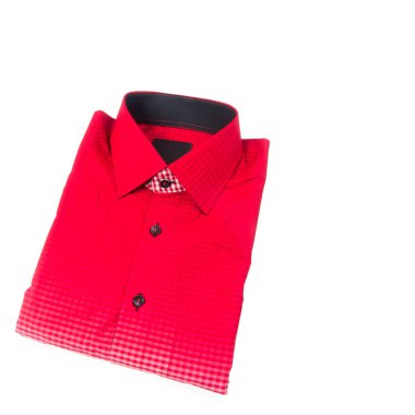 gömlek veya izole katlanmış moda erkek gömlek yeni.