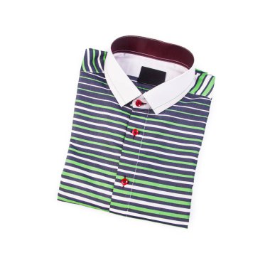 gömlek veya izole katlanmış moda erkek gömlek yeni.