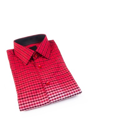 gömlek veya izole katlanmış moda erkek gömlek yeni.