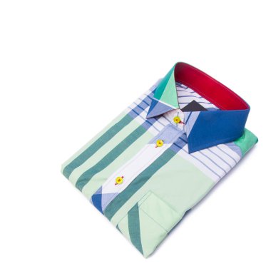 gömlek veya izole katlanmış moda erkek gömlek yeni.