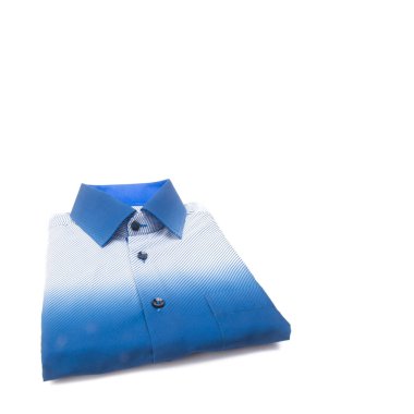 gömlek veya izole katlanmış moda erkek gömlek yeni.