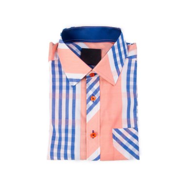 gömlek veya izole katlanmış moda erkek gömlek yeni.