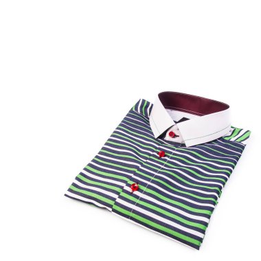 gömlek veya izole katlanmış moda erkek gömlek yeni.