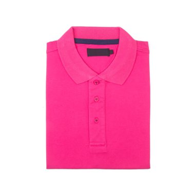 beyaz arka plan üzerinde izole erkekler için gömlek veya polo gömlek.