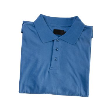 beyaz arka plan üzerinde izole erkekler için gömlek veya polo gömlek.