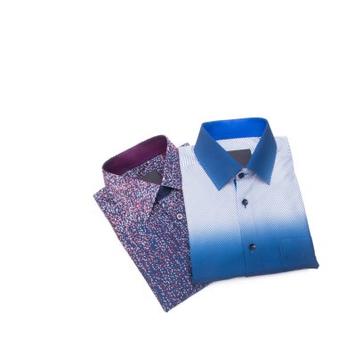 gömlek veya izole katlanmış moda erkek gömlek yeni.
