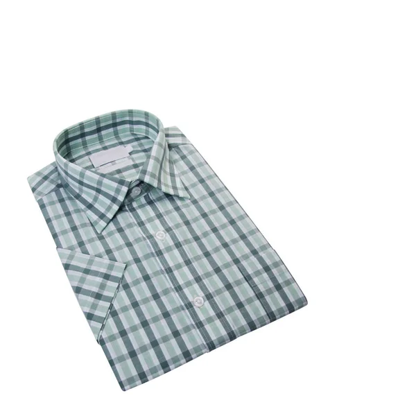 Camisa ou isolado dobrado moda homens camisa nova . — Fotografia de Stock