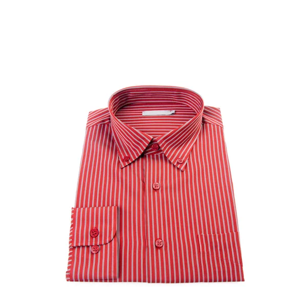 Camisa o aislado plegado de moda hombres camisa nuevo . — Foto de Stock