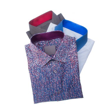 gömlek veya izole katlanmış moda erkek gömlek yeni.