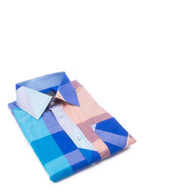 gömlek veya izole katlanmış moda erkek gömlek yeni.