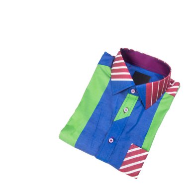 gömlek veya izole katlanmış moda erkek gömlek yeni.