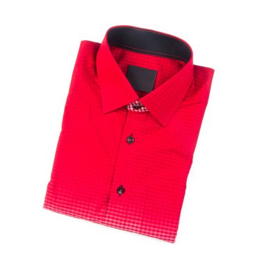 gömlek veya izole katlanmış moda erkek gömlek yeni.