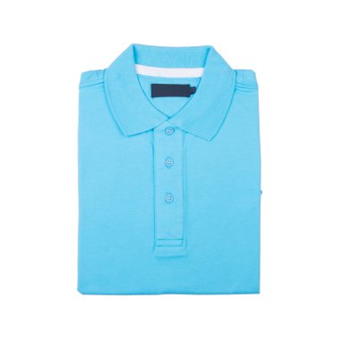 beyaz arka plan üzerinde izole erkekler için gömlek veya polo gömlek.