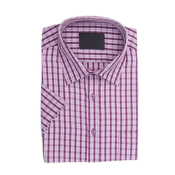 Camisa o aislado plegado de moda hombres camisa nuevo . — Foto de Stock