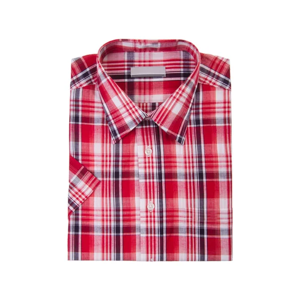 Camisa o aislado plegado de moda hombres camisa nuevo . —  Fotos de Stock