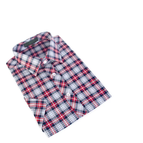 Hemd oder isoliert gefaltet modisches Herrenhemd neu. — Stockfoto