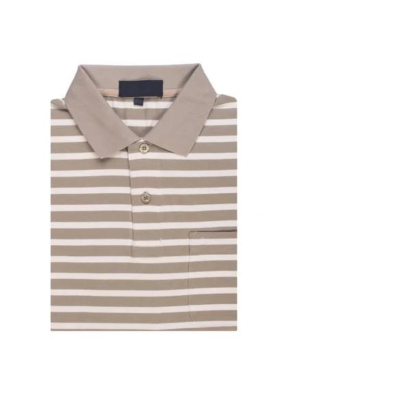 Chemise ou polo pour homme isolé sur fond blanc . — Photo