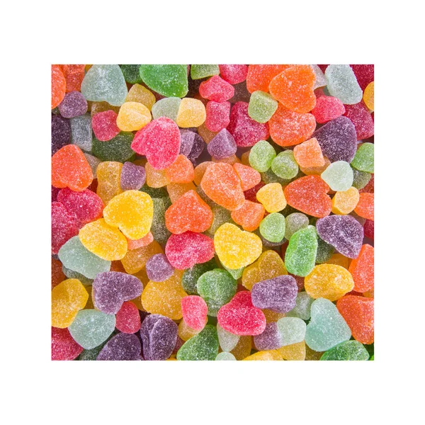 Candies or jelly candies on a white background new. — Stock Photo, Image