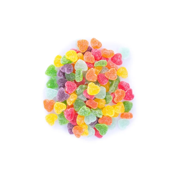 Candies or jelly candies on a white background new. — Stock Photo, Image