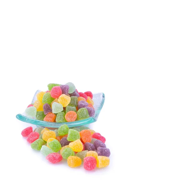 Candies or jelly candies on a white background new. — Stock Photo, Image