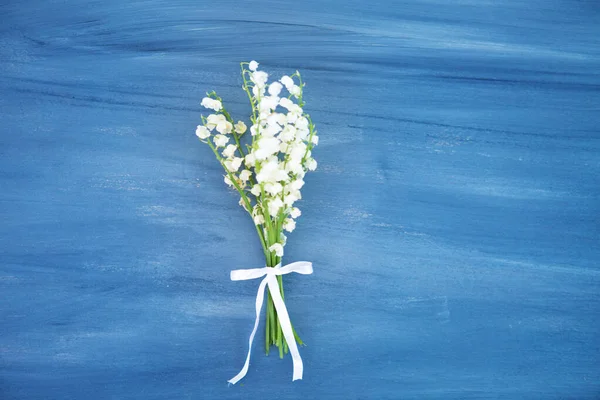 Υπέροχα Αρωματικά Λευκά Λουλούδια Ντελικάτο Άρωμα Κρίνος Της Κοιλάδας Λουλούδια — Φωτογραφία Αρχείου