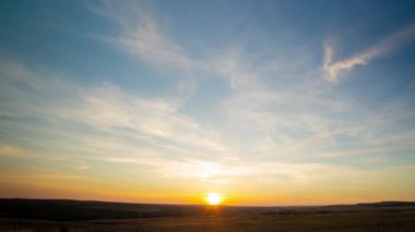 Zaman ayarlı gökyüzü şafak vakti Gün doğumu