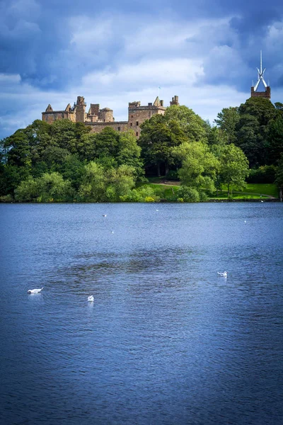 Kostel Svatého Michala Linlithgow Palace Skotsko — Stock fotografie