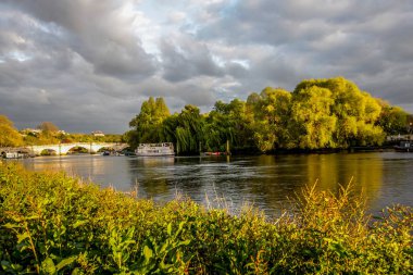 Richmond, Londra, İngiltere, İngiltere'deki Thames Nehri