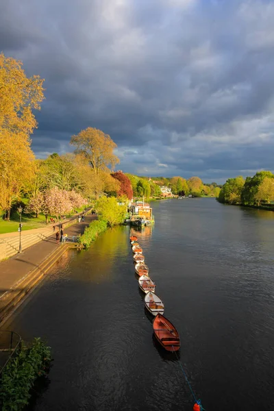 Thames Riverside Richmond London England Storbritannien — Stockfoto