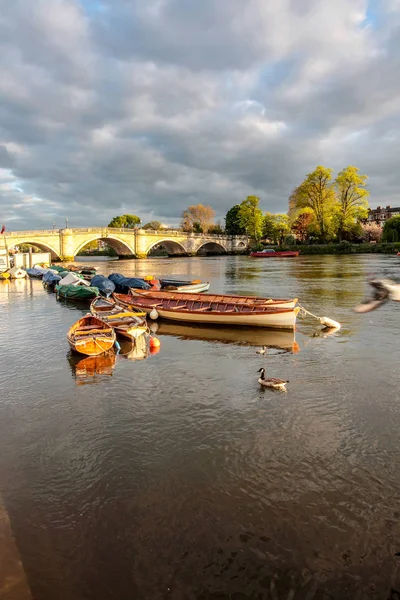 Richmond Bridge Thames River Richmond London Verenigd Koninkrijk — Stockfoto