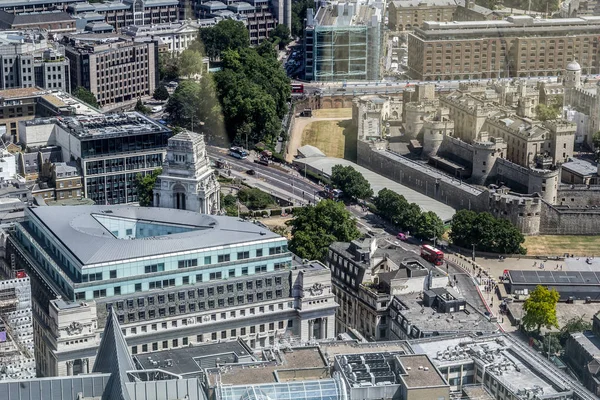 Vacker Utsikt Över London Stad Tagen Ovanifrån Storbritannien — Stockfoto